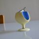 Maruman T26 Sharon table lighter Japan Space Age 1970 tulip base