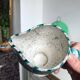 Old decorative ceramic pitcher Vallauris Borty
