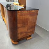 Art Deco Vanity Cabinet Attributed to Jindřich Halabala, Czechoslovakia, 19