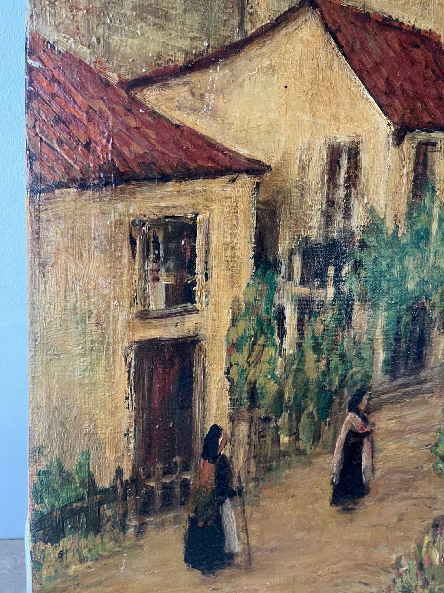 Village do Minho au Portugal, signé Vasquez del Rio