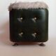 Space pouf with storage from the 70