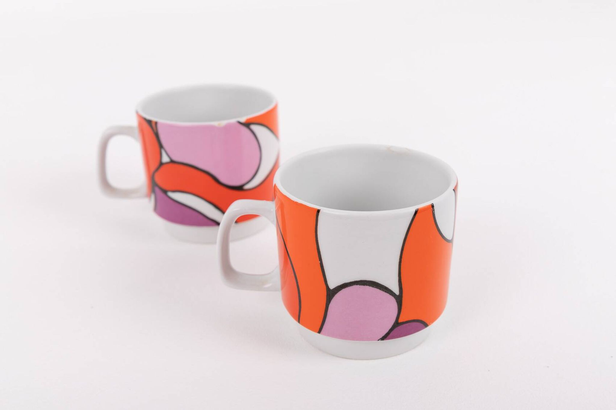Service à thé/café Ceramica Franco Pozzi, Italie des années 1970