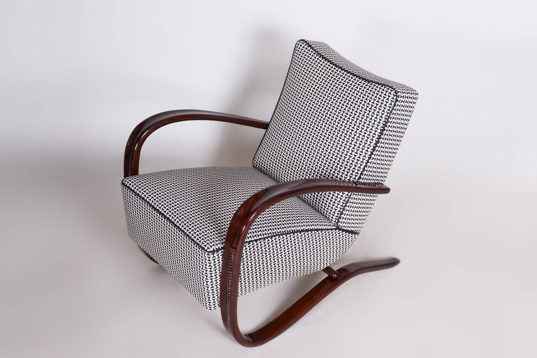 Art Deco Lounge Chairs by J. Halabala for Up Závody, 1930s, Set of 2
