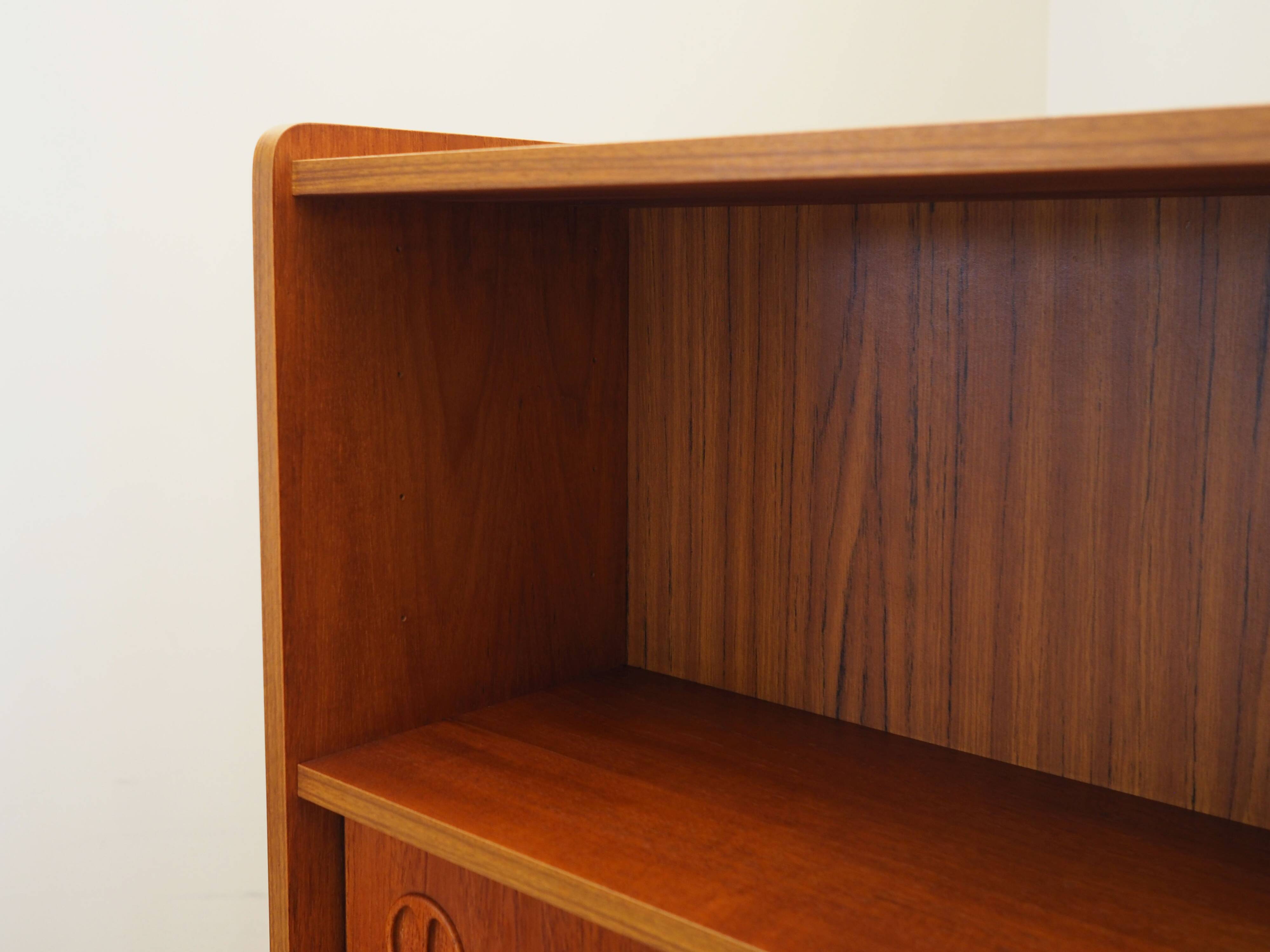 Teak bookcase, Danish design, 1960s, production: Denmark