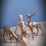 DuO deer and brass doe