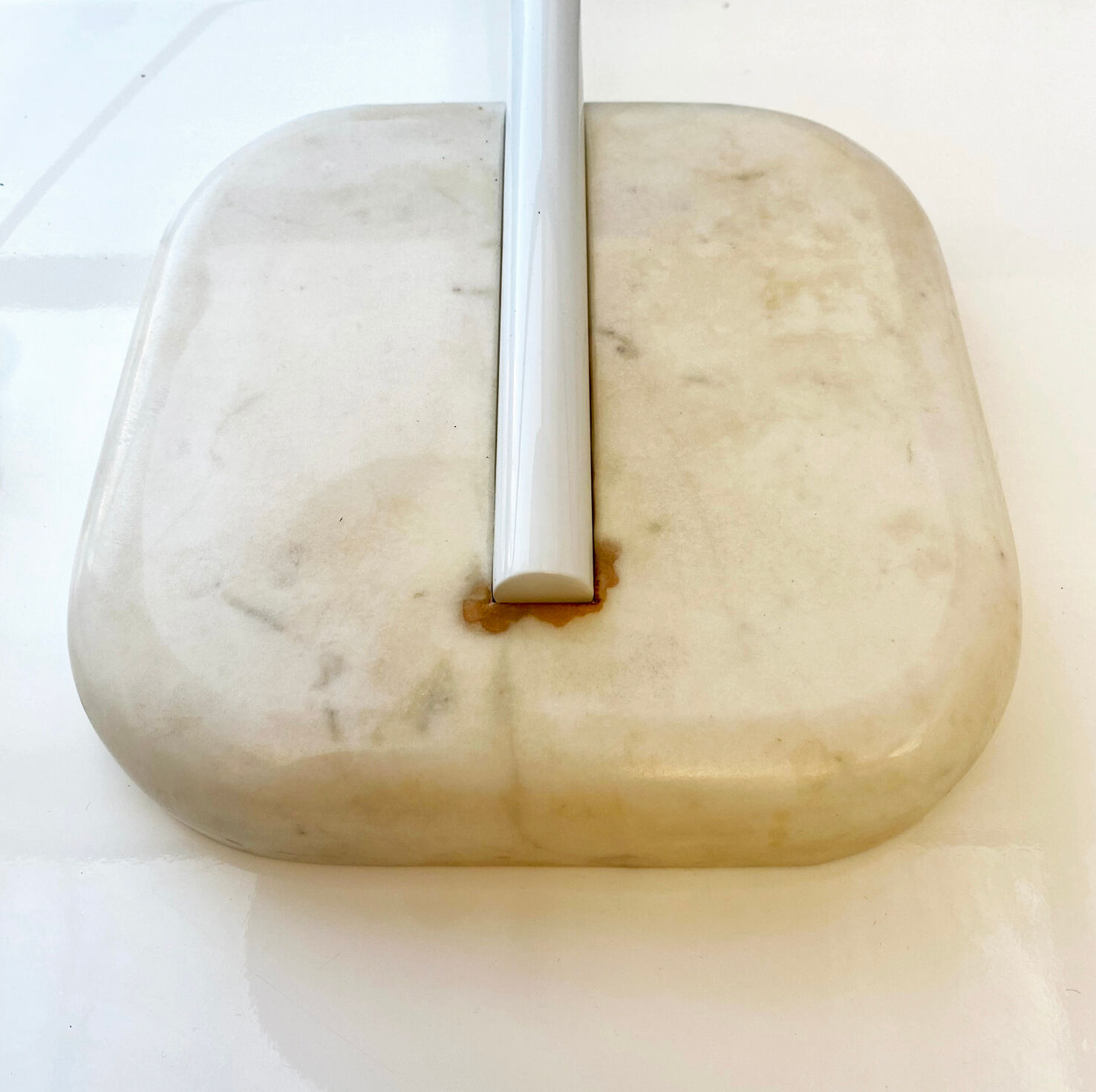 Desk Lamp Base Marble Harvey Guzzini 70s