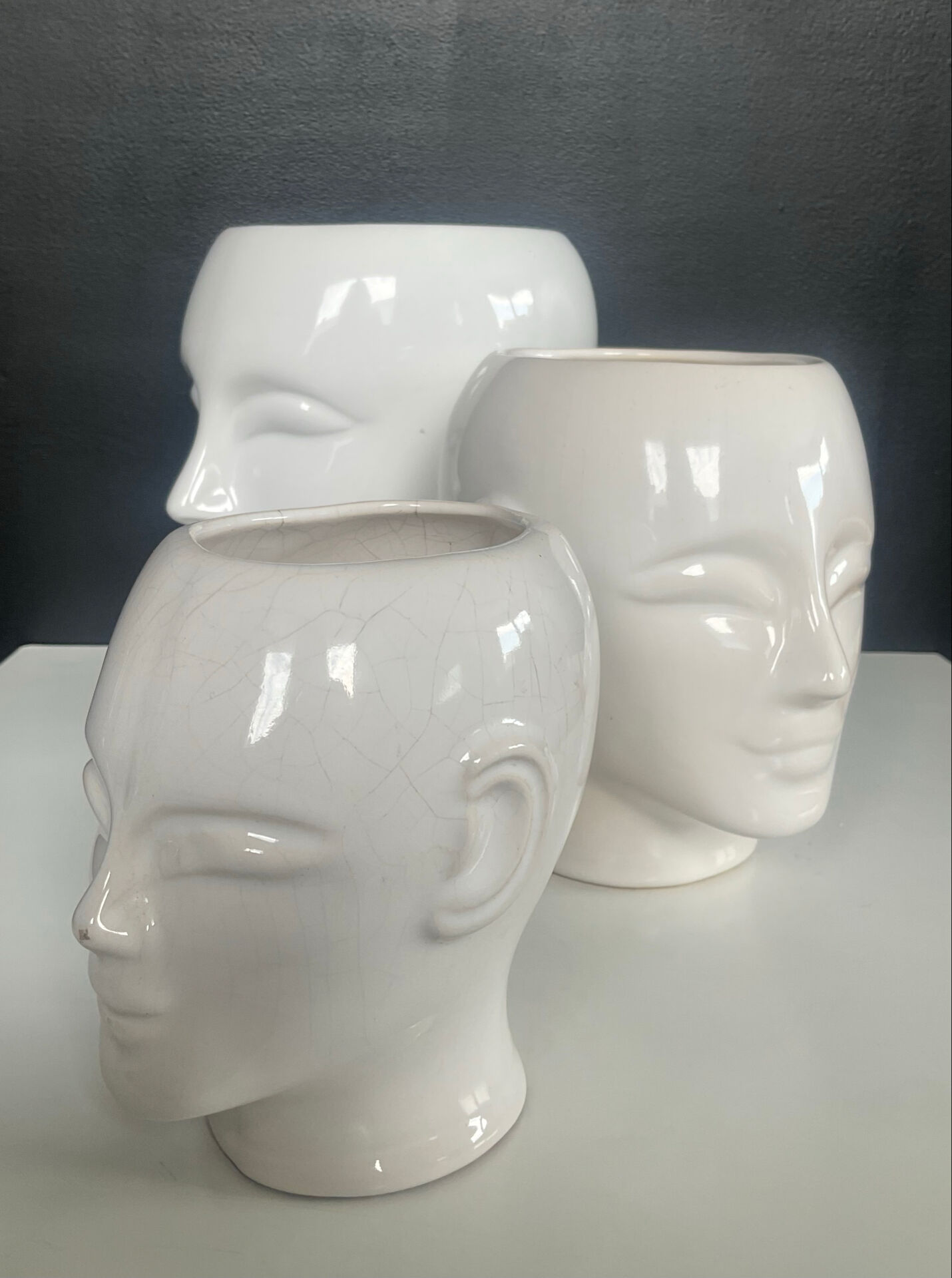 Vintage ceramic cache pot from the 1980s.