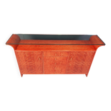 Buffet vintage en rotin, années 1970