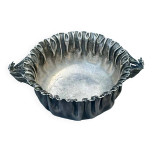 coupe à fruits argenté