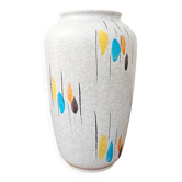 Large vase from the 1950s West Germany Bay Keramik 575 - 25 Atomic Raindrop