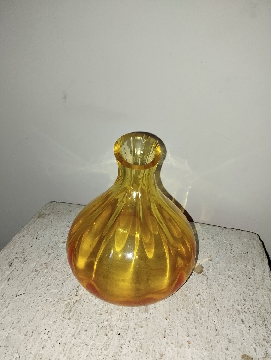 Scandinavian 60s glass vase