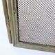 Old brass fire screen 75x38cm fireplace protection screen