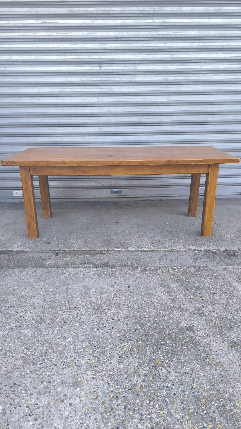 Solid elm farmhouse table 1950