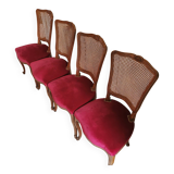 Set of 4 Louis XV style chairs