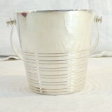 Bucket silver metal ice bucket