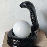 Lamp year 80 snake ceramic cobra
