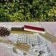 Set of 10 Vintage Cut Crystal Knife Rests // Tableware