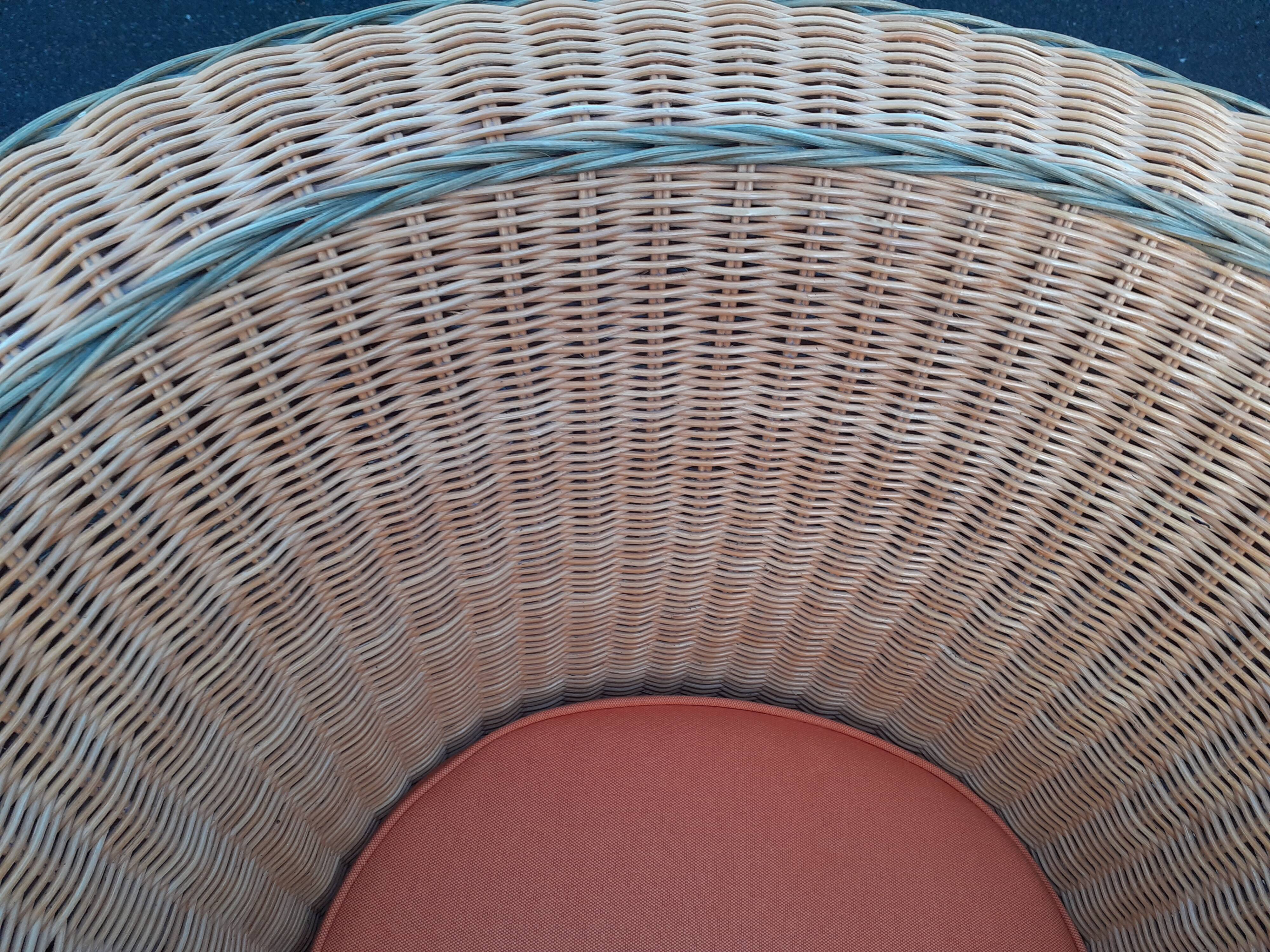 Rattan armchair