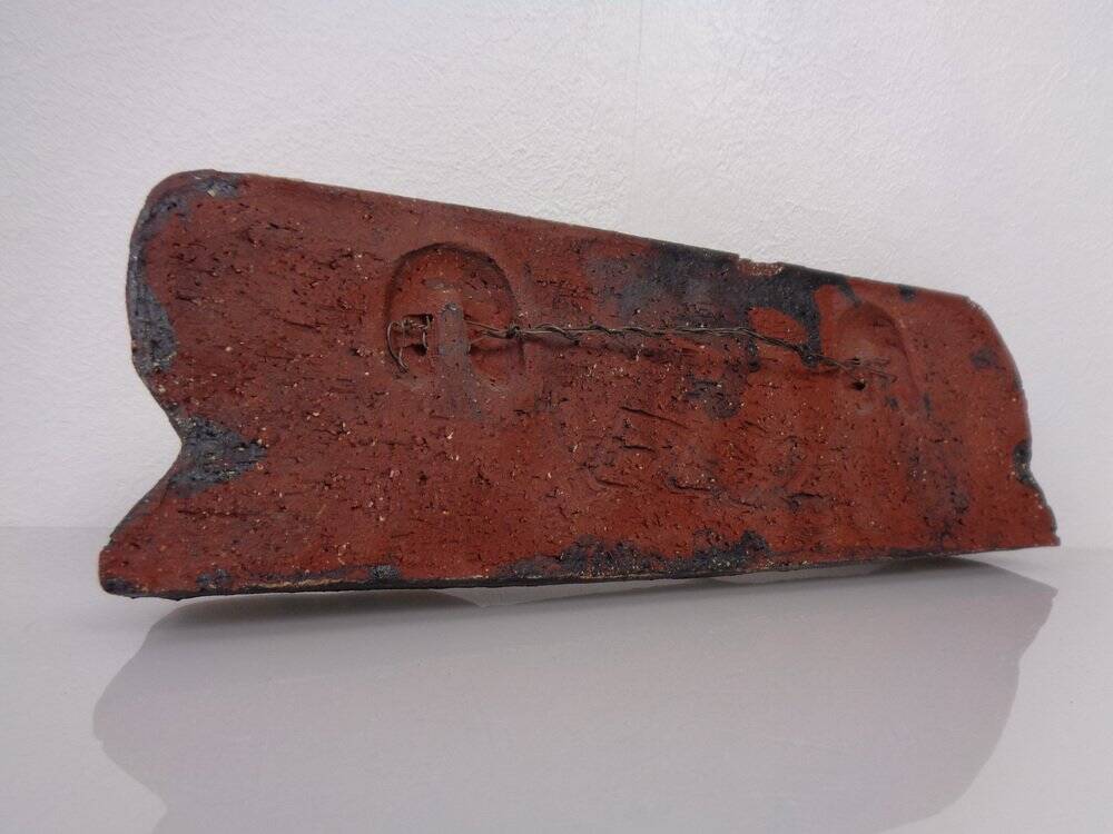 Studio ceramic butterfly wall plaque by Gerhard Liebenthron, Germany, 1982.