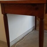 Executive office, black leather top