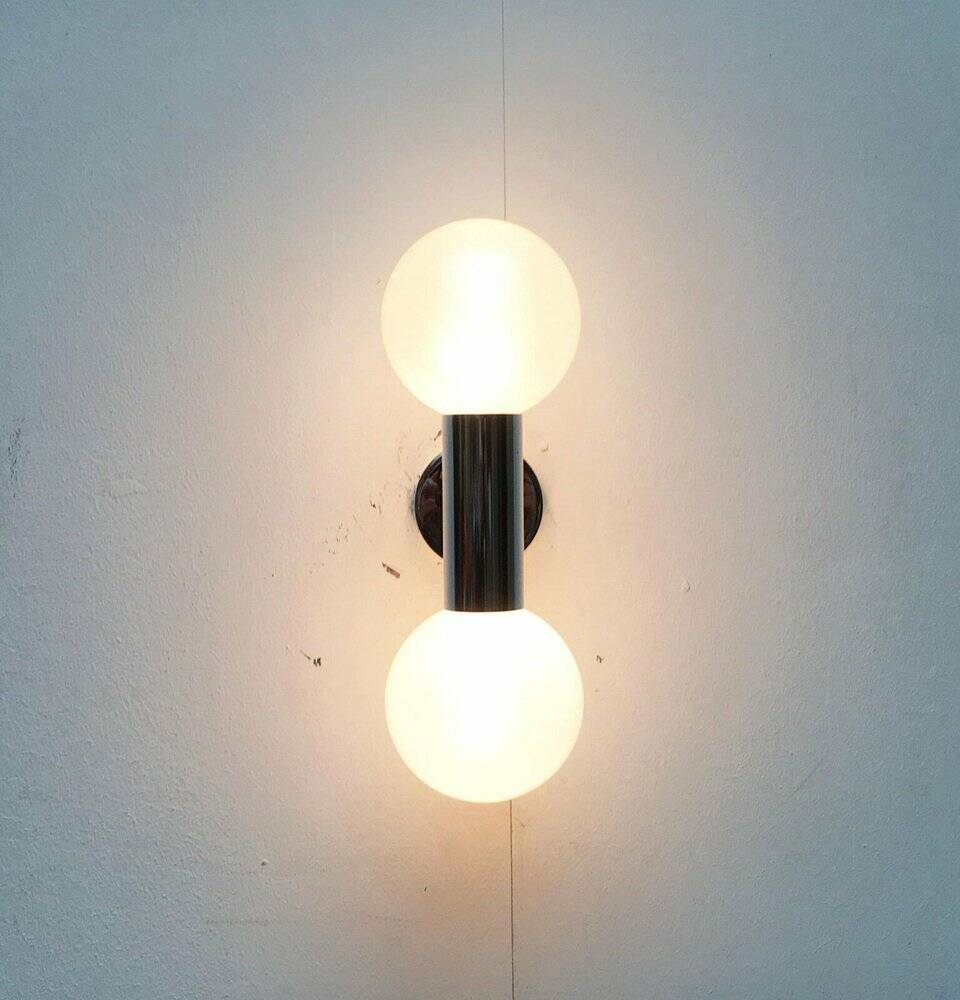 Vintage Space Age wall lamp by Motoko Ishii for Staff, 1970s.