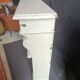 Dressing fireplace white wood