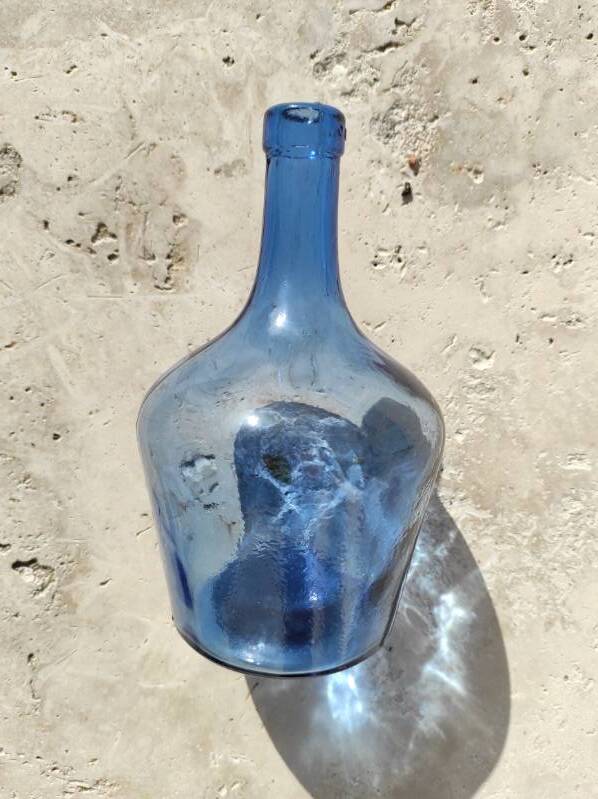 Demijohn j albinana transparent blue