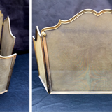 Old fire screen and accessories brass fireplace 1940 spark arrest fireplace firescreen