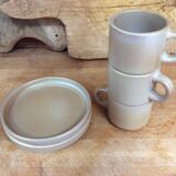 Stoneware coffee cups