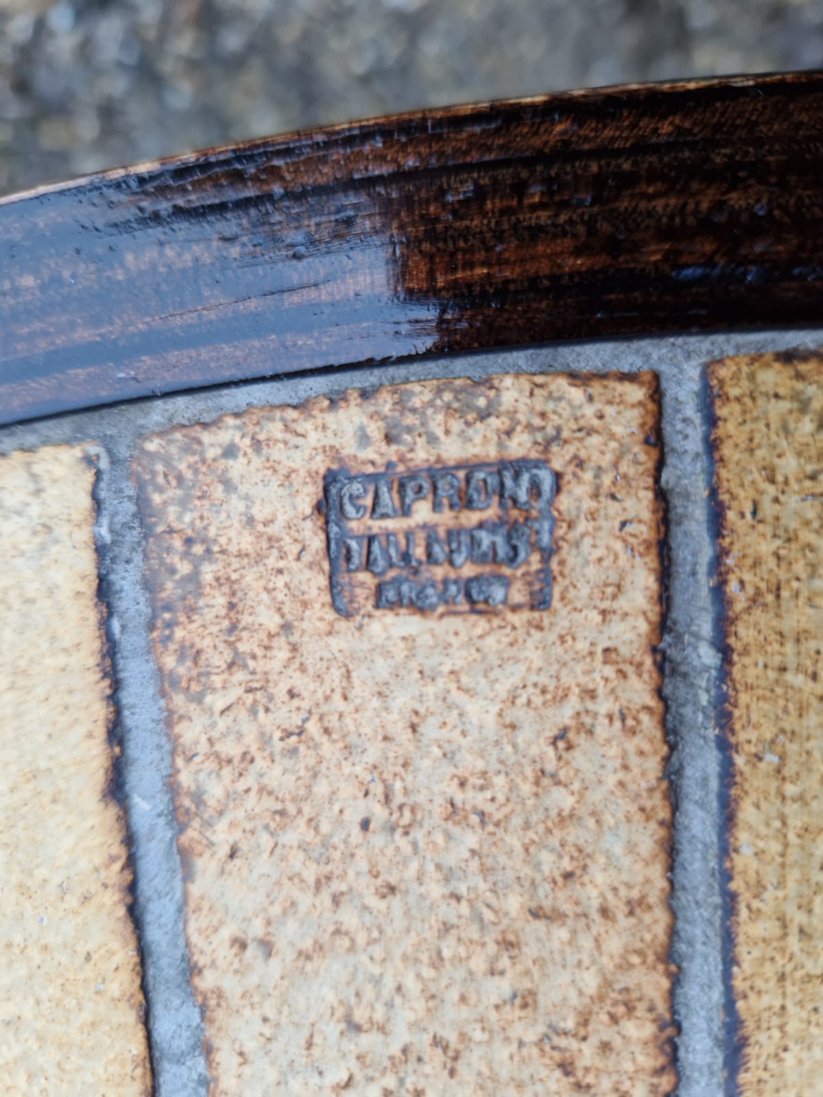 Ceramic coffee table Roger Capron 1960