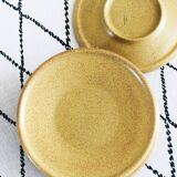 Stoneware dessert plates set of 4