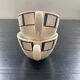 Pair of Basque decor cups