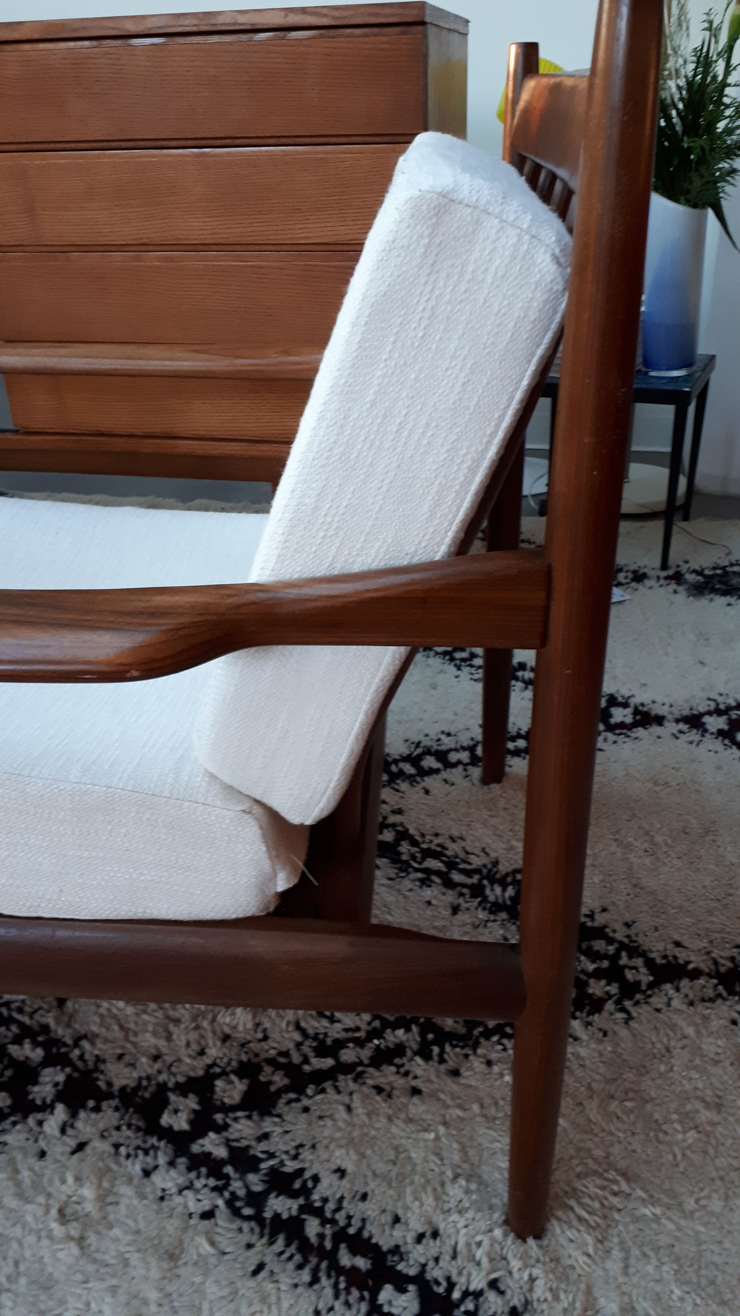Paire de fauteuils scandinaves des années 60