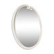Vintage white ceramic mirror