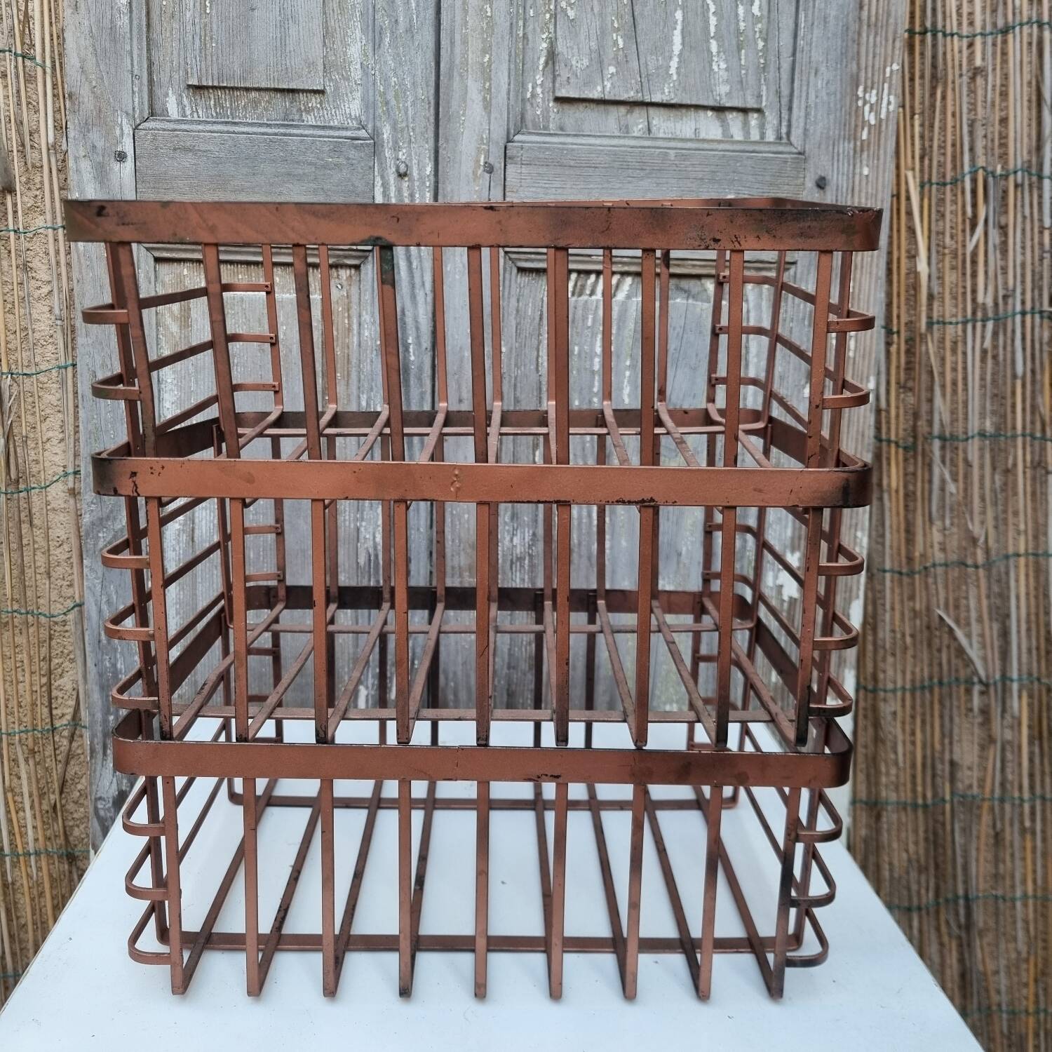 Set of 3 metal baskets