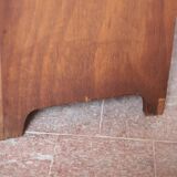 Vintage drawer unit, Art Deco wooden furniture, chest of drawers, tallboy.