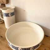 Old earthenware basin from Sarreguemines