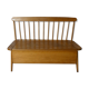 Old wooden bench for children