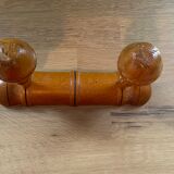 Pop-up Christmas 2022 -Coat rack 2 antique hooks in vintage wood