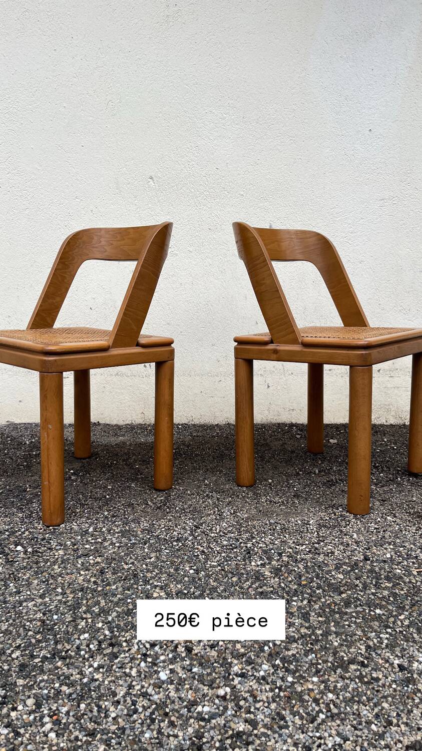 Chaises cannage RB Rossana