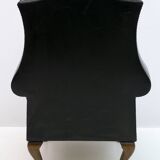 Georgian Style Rare Original Chesterfield Leather Armchair, 1950s