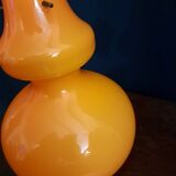 Vintage opaline pendant light. 1970s