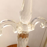 Candlesticks 3 branches in glass
