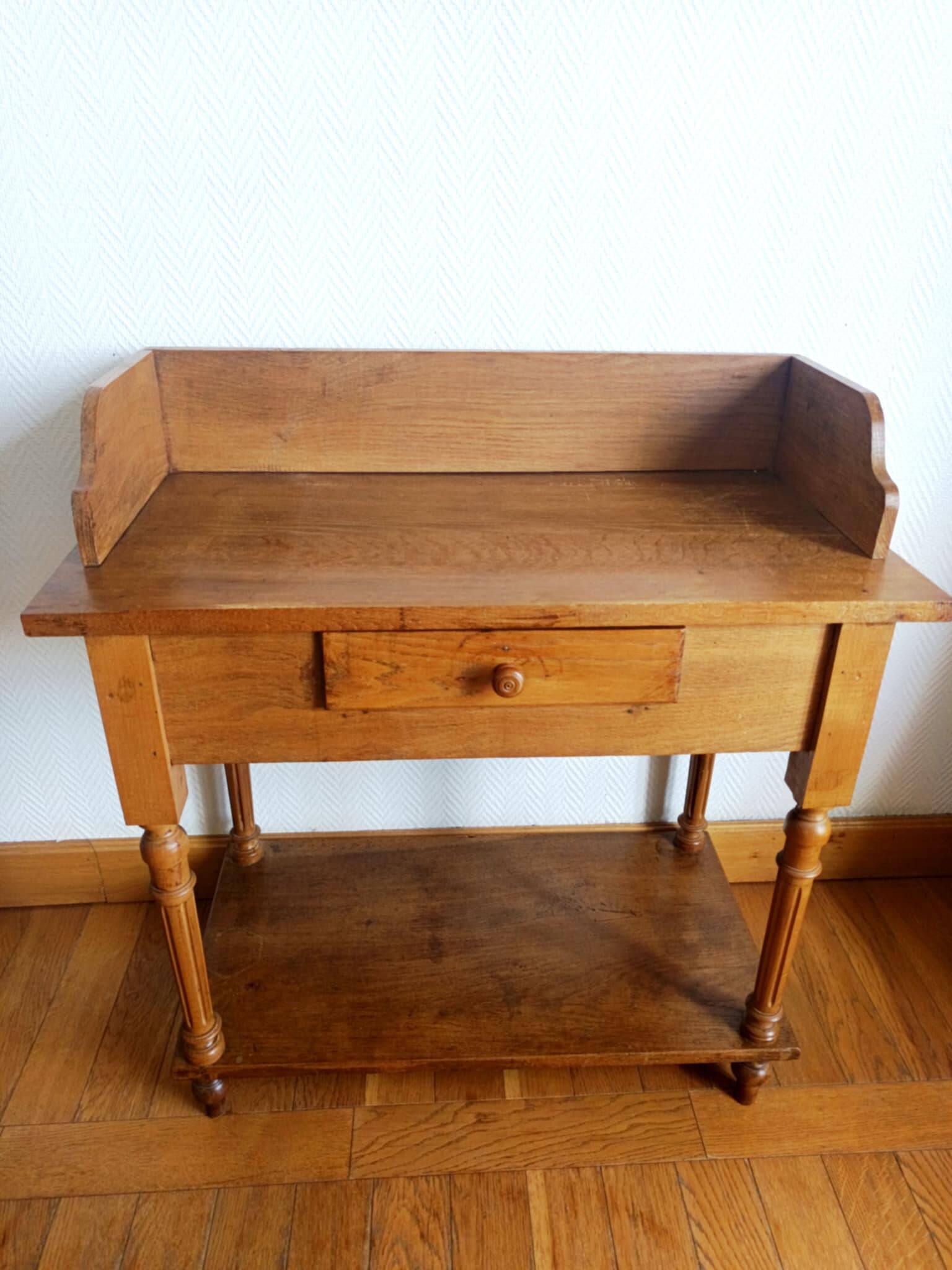 1940s wooden dressing table
