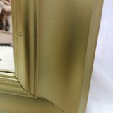 Bevelled mirror frame gilded wood 43x53cm