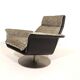 Fauteuil lounge Kaufeld Siesta 62 avec pouf par Jacques Brule