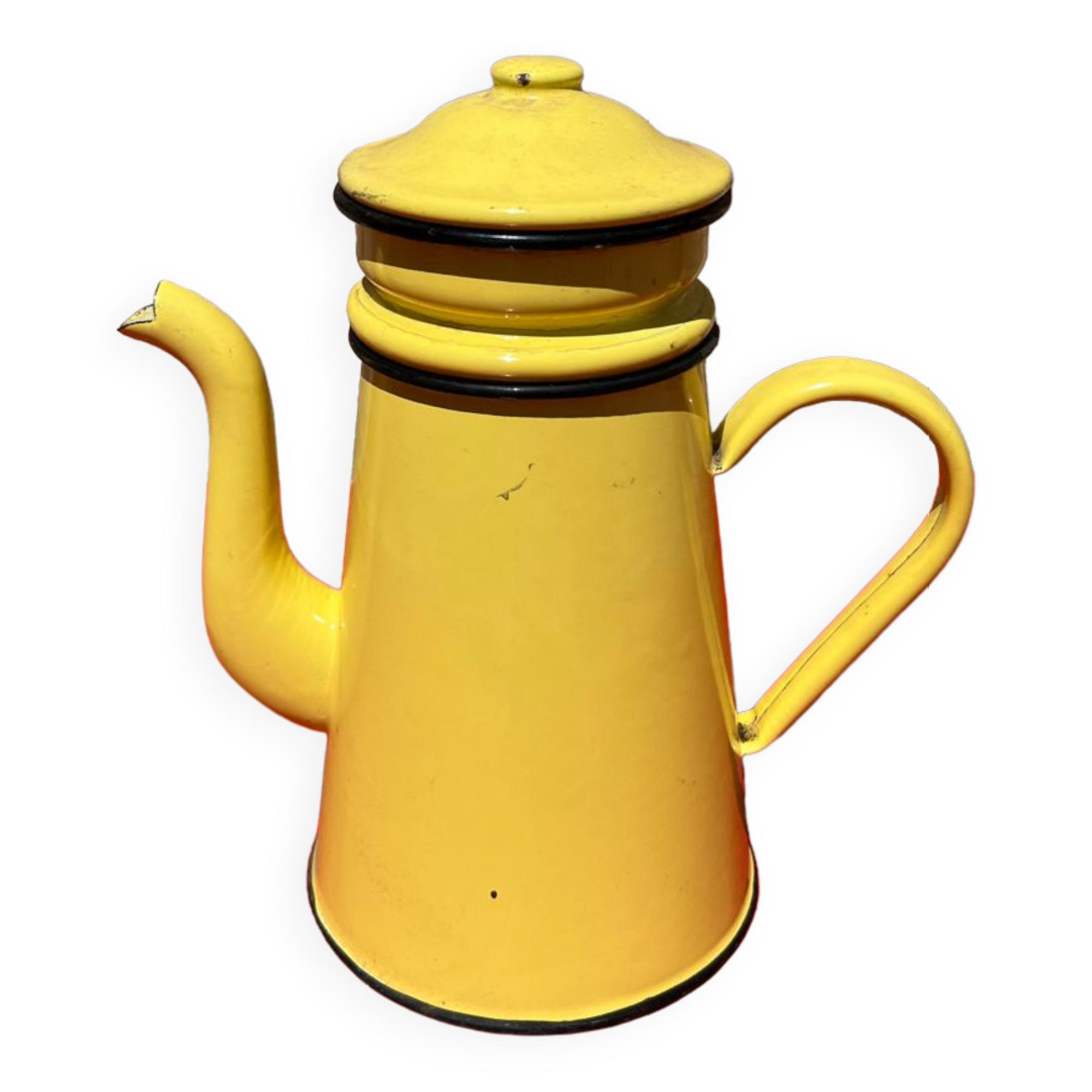 Enamelled coffee maker