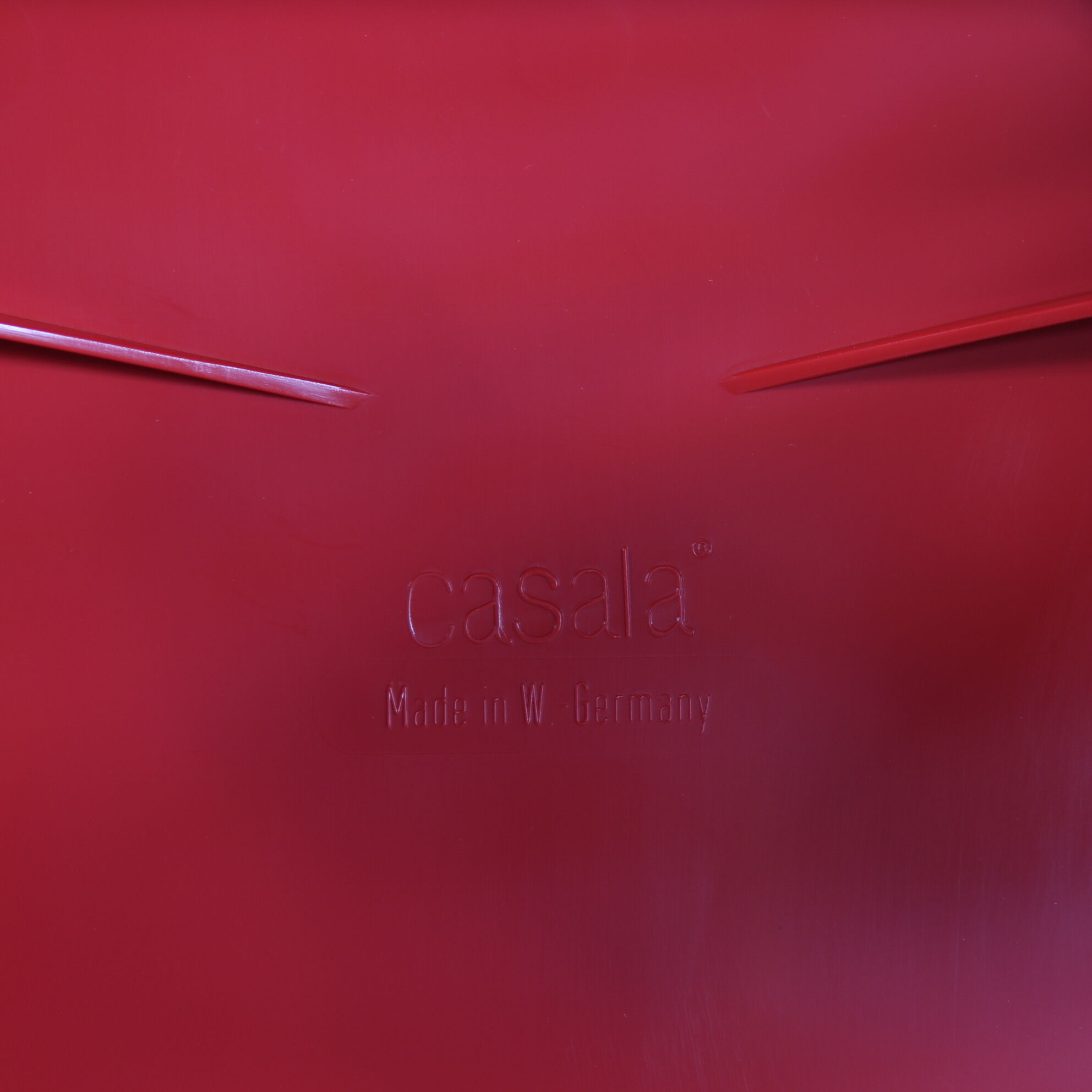 Tabouret rouge "Casalino" des années 2000 par Alexander Begge pour Casala, Allemagne