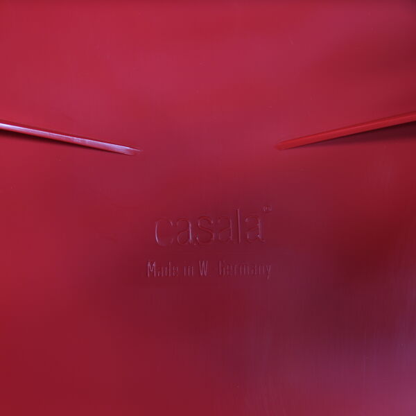 Tabouret rouge « Casalino » des années 2000 par Alexander Begge pour Casala, Allemagne