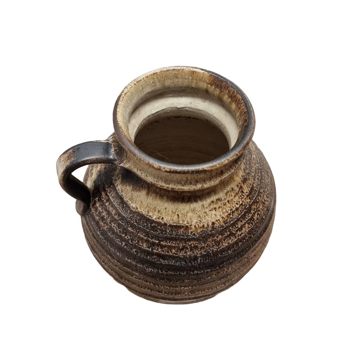 Vintage Stoneware Brown Jug, 1950s